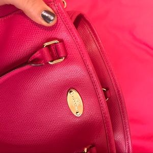 Coach bucket cross body bag used 95%